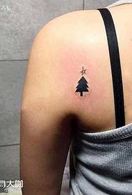 Pattern ng Back Tree Tattoo