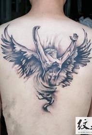 Pada Idaji Idapada Ẹmi Mimọ angẹli Tattoo