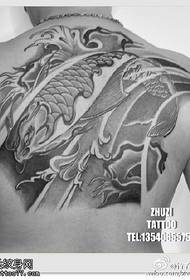 Arowana Chinees traditioneel tattoo-patroon