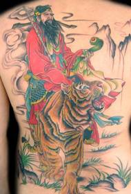 immortal riding tiger tattoo picture