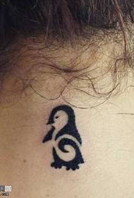 zpět roztomilé husí tetování vzor