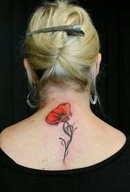 ມີການລໍ້ລວງທີ່ຕາຍແລ້ວຂອງ tattoo poppies