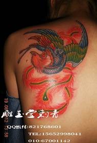 Pillangó tetoválás kígyó tetoválás hátsó tetoválás