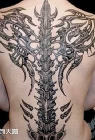 Hátsó csont tetoválás minta