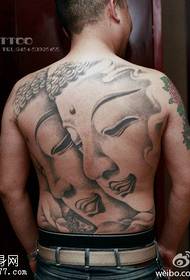 Iphethini le-Zhuang Heavy Duplex Buddha tattoo