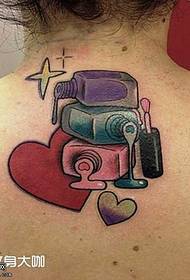 Back Tattoo machine tattoo pattern