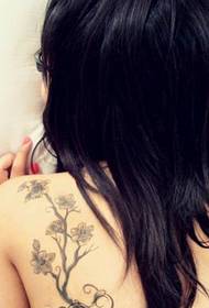 a group of personality girls back tattoo