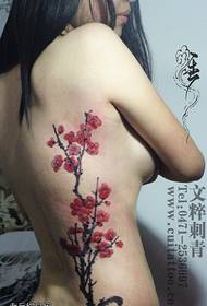 nyuma classic plum tattoo mtindo