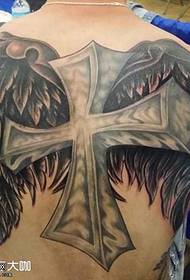 Ipateni ye-tattoo ye-Cross Cross Wing