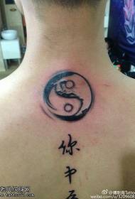 gossip posteriore modello di tatuaggio cinese