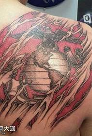 globe tattoo pattern