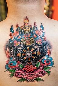 Pisces anu dipinte di tatuu di ritornu d'arte