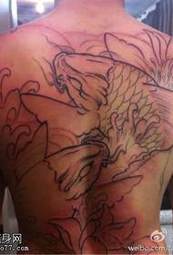 Ду намунаи Domineering Koi Tattoo Tattoo