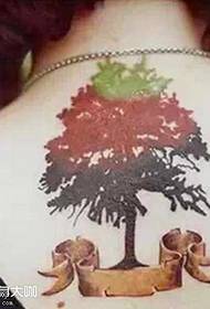 Back Tree Tattoo Pattern