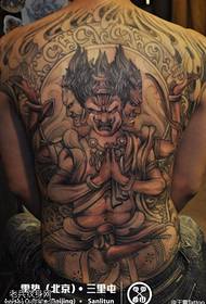 adorare il modello del tatuaggio di Ashura prepotente