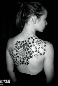 terug abstract tattoo patroon
