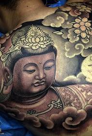 balik nga sumbanan sa tradisyonal nga Buddha nga tattoo