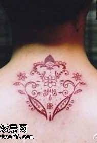 Atpakaļ Mantra Vine tetovējums modelis