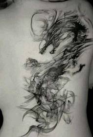 Iphethini ye-tattoo e-back abstract