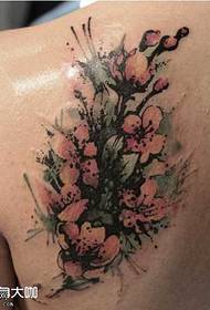 Achterkant Sakura tattoo patroon