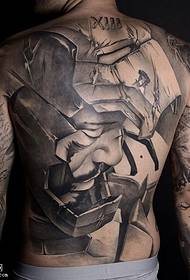 modello del tatuaggio del corridore posteriore
