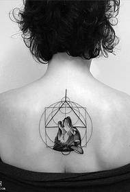 Wolf Geometrical Chitsanzo cha Back Jiometry