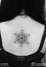 indietro modello di tatuaggio di van Gogh fresco