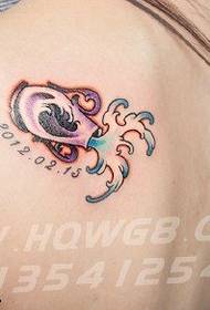 back potion bottle tattoo pattern
