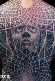 Indietro God Eye Tattoo Pattern