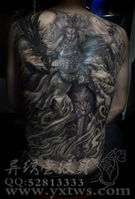 Fubei μαύρο Erlang θεού τατουάζ