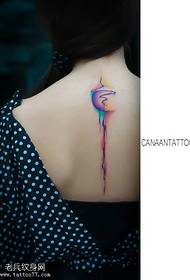 belakang warna splash dakwat bulan tatu gambar