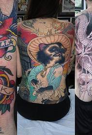 dèyè plizyè reyalis modèl gwo tatoo pentire 78040 - tounen intact modèl tatoo Pliton