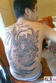 bărbat înapoi tot felul de tatuaje Fuhu Luohan