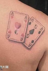 Uzorak tetovaže stražnje kartice