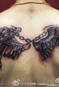 Sehnsucht nach freien Flügeln Tattoo Muster