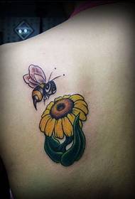 Mga tattoo sa Sunflower