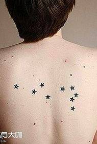 Back Stars Tatu Corak