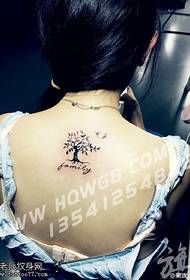 dawo da karamin tsarin tattoo itace