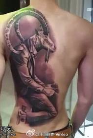 modello tatuaggio pecora posteriore