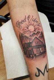 Building tatoo, gason gason, angle ak bilding foto tatoo