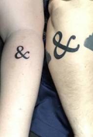 Braço tatuagem imagens casal braço na imagem de tatuagem símbolo preto