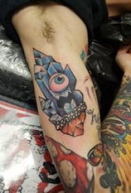 Gambar tato lengan berwarna kartun spar gambar tato ing lengen lanang