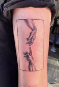 Käsi tatuointi pieni malli koulupoika käsivarsi geometrinen ja käsi tatuointi kuva