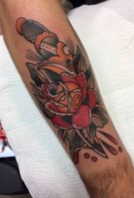 Phom, roses, tattoos, tub, txhais caj npab, rab riam, thiab tattoos