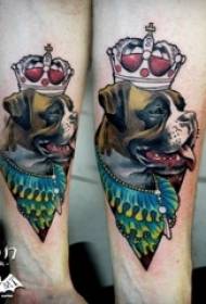 Puppy tattoo litrato nga bukton sa lalaki nga tuta nga litrato sa tattoo nga tattoo