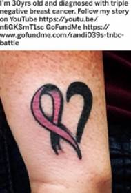Слика за тетоважа во облик на срце, машка тетоважа во форма на срце