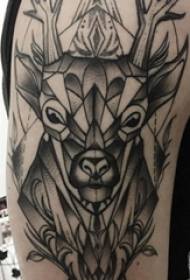 Elk antler tattoo munhurume ruoko ruoko stag antler tattoo pikicha