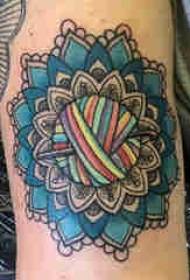 Brahma tattoo, brave tattoo picture on boy's arm