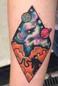 Gadis Tato Star Trek Harajuku Starry Tattoo Gambar