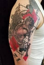 Tattoo compass muški student ruku na kompasu tattoo pattern